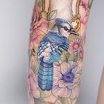 #birdtattoo #tattoo #colortattoo #koreatattoo #flowertattoo #tattooartist 