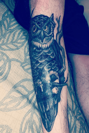 Touched up the husbands tattoo