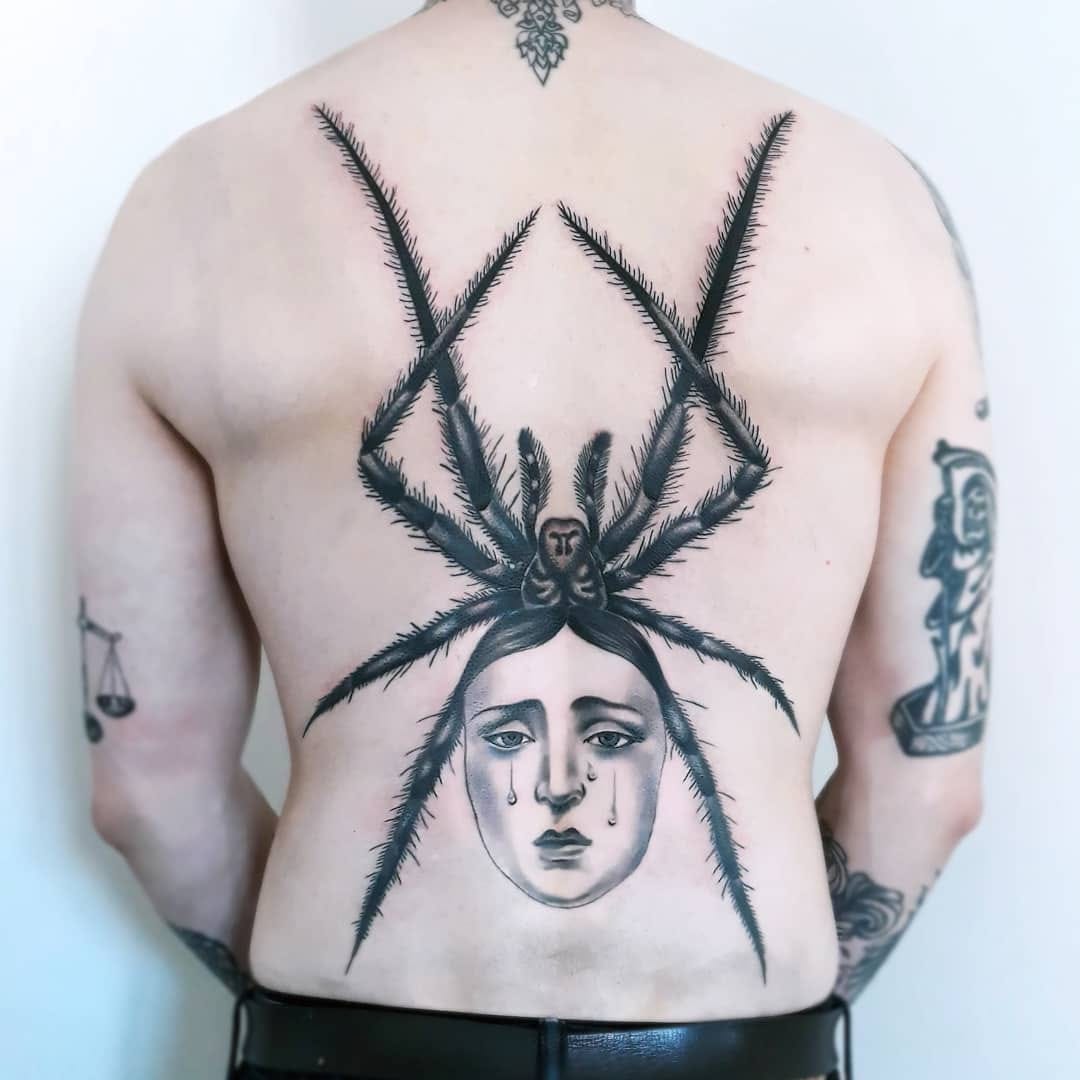 Explore the 50 Best spider Tattoo Ideas (2019) • Tattoodo