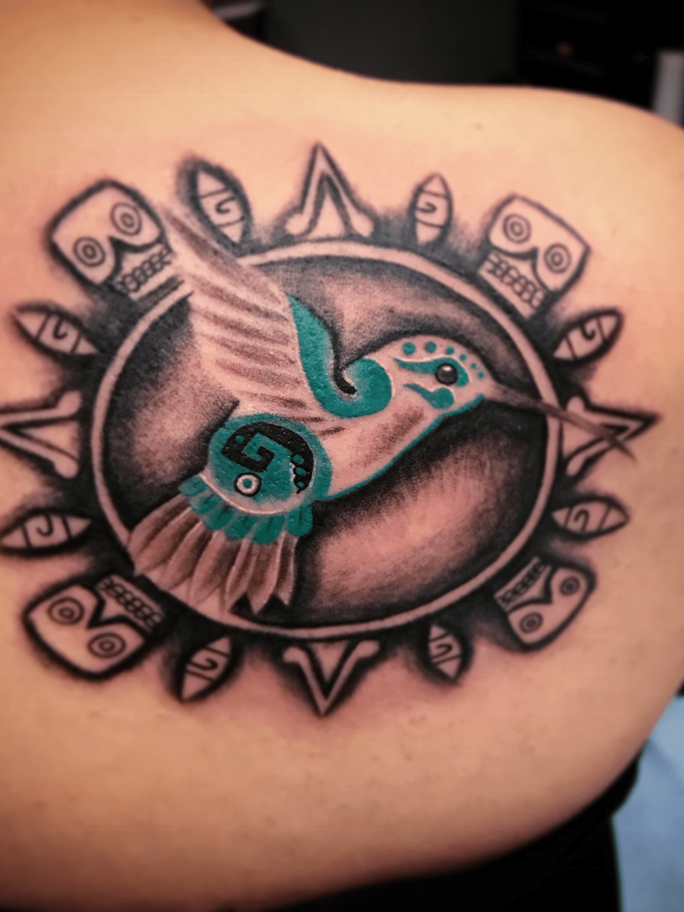 42 Aztec tattoo ideas in 2023  aztec tattoo hummingbird tattoo aztec art