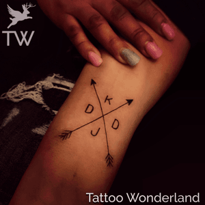 #arrowtattoo for the Fam. @sandydexterous @tattoowonderland #youbelongattattoowonderland #tattoowonderland #brooklyn #brooklyntattooshop #bensonhurst #midwood #gravesend #newyork #newyorkcity #nyc #tattooshop #tattoostudio #tattooparlor #tattooparlour #customtattoo #brooklyntattooartist #tattoo #tattoos #familytattoo 