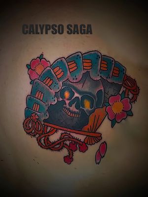 #tattoodoartistportfolio #japanesetattoo #fan #calypsosaga #London #londontattooartist #inked #tattoolife #irezumi #skull 
# cover-up 