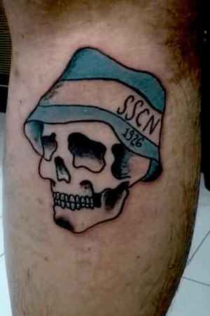 An old picture my second skull #skulltattoo #ClassicTattoo #oldschool 