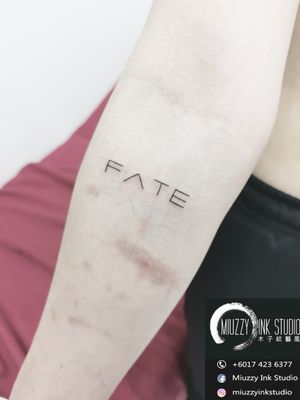 FateWord tattoo