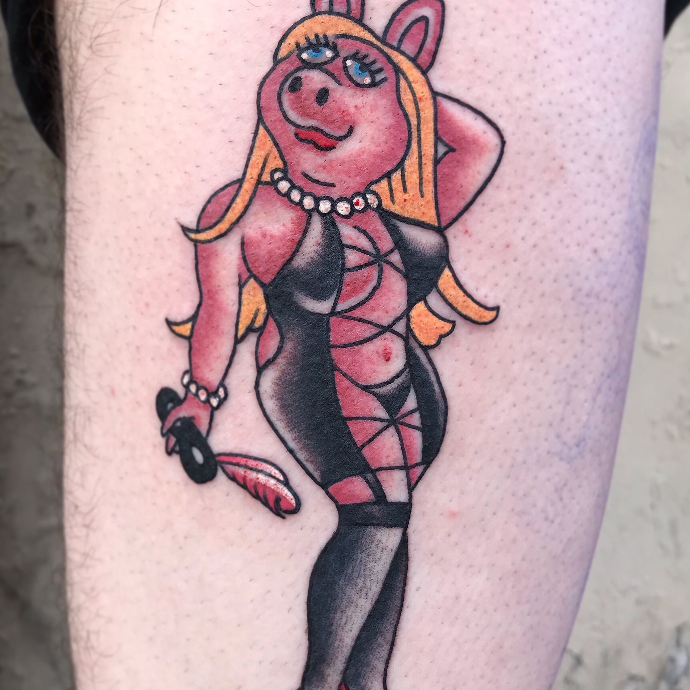 Nikko Hurtado on Twitter Miss piggy tattoo from yesterday  httptcoxciwVxZHrp  Twitter