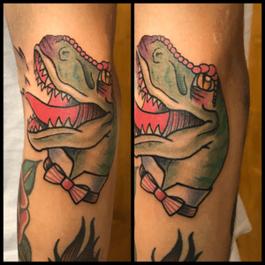 #trex #dinosaur #tattooartist #tattooart #tatted #tattooing #tat #ink #inked #inkedup #color 