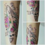 My work #tattoo #artist #tattooartist #art #Bishoprotary #eternalink #ilovetattoo #sonami #sonamiaoi #thankful #nice #flowers #colourtattoo #whaletattoo 