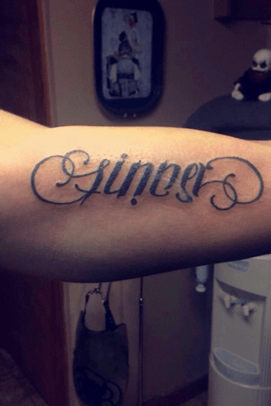 My first tat. Young dumb and 17, but dont regret it