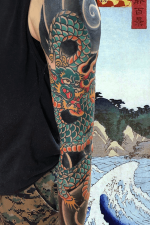 Dragon sleeve #italianjapanesetattoo #top_class_tattooing #japanart #topttattooing #topclasstattoing #bright_and_bold #americanatattoos #italian_traditional_tattoo #friendship #realtraditional #inked #oriemtaltattoo #tattoo #tattooes #tattooitaly #convention #tattoolife #tattoolifemagazine #inkart #tattooartistmagazine #bologna #tattoobologna #bolognatattoo #horrorvacuitattoo #tatuaggibologna #inkdometattoos #japanesetattoo 