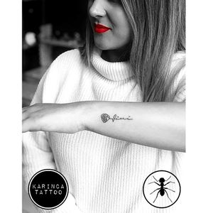Our new logo 👌🏻🐜🙏🏻🖤 Follow us on Instagram: @karincatattoo #karıncatattoo #rose #flower #wrist #armtattoo #tattoo #tattoos #tattoodesign #tattooartist #tattooer #tattoostudio #tattoolove #tattooart #istanbul #turkey #dövme #dövmeci #design #girl #woman #tattedup #inked 