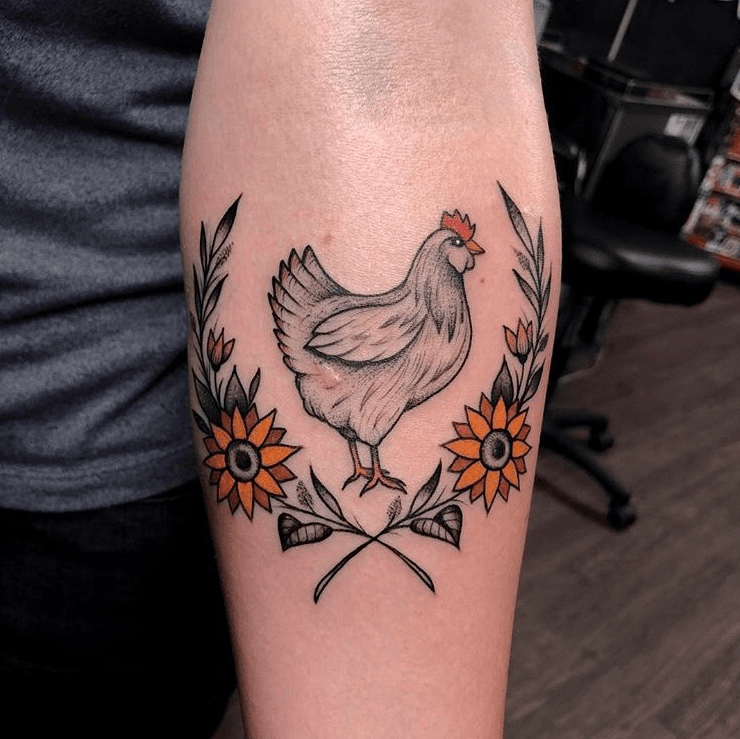 43 Hot Chicken Tattoo Ideas For Men And Women  Tattoo Twist
