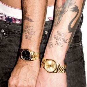 Scott Campbell and Marc Jacobs matching tattoos #ScottCampbell #WholeGlory #MarcJacobs #NewYorkCity