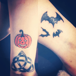 Two more Friday the 13th tattoos this time done by another local artist named Thor - my pumpkin is named Thor in his honour haha