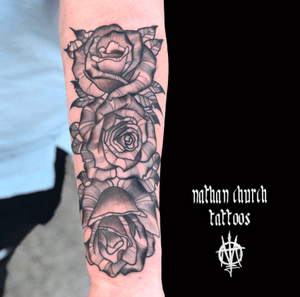 Rose tattoo for appointments email nchurchtattoo@gmail.com