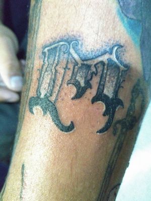 #M #caligraphy #tatto #Gothic 