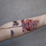 Cover up tattoo by Qiqi #Qiqi #newtattooqiqi #selfharmscarcoveruptattoo #coveruptattoo #scarcoveruptattoo #scarcoverup #coverup #rose #flower #floral #leaves #nature #animal #cute
