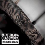 tattoo do Mr. Fellipe #ink #brunoura25 #25tattooaria #tigre #tigertattoo #guarulhos #blackandwhite #tattoo #tattooguarulhos #intenzepride