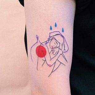 Tatuaje de Nawon, también conocido como Take My Muse