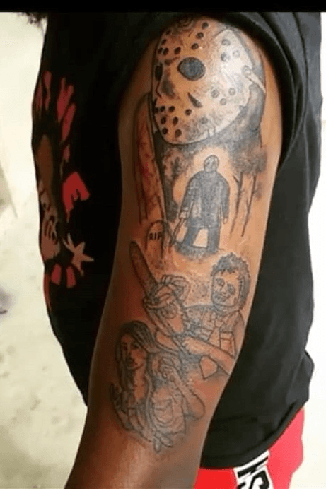 Texas Chainsaw  Tattoos Scary tattoos Horror tattoo