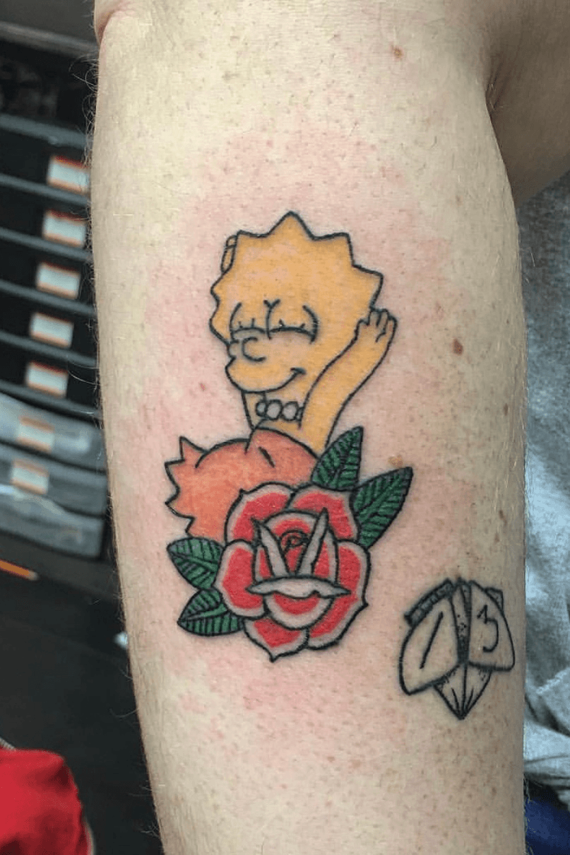 Me and my sister got matching Simpsons tattoos  rTheSimpsons