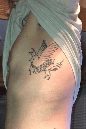 Lil Peep inspired Crying Dove. Got on July 28th 2018