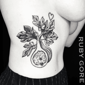 Tattoo by Ruby Gore | Philadelphia, PA http://www.therubygore.com  #vegantattoos #lady-tattooers #rubygore #botanicaltattoo #flowers #flowertattoos #vegan #vegantattoo #veganink #ladytattooers #tattoo #tattoos #flowertattoo #floraltattoo #planttattoo #botanicaltattoo #naturetattoo #colortattoo #colortattoos #neotraditionaltattoo #neotraditionaltattoos #peonytattoo #rosetattoo #phillytattoo #phillyink #newjerseytattoo #delawaretattoo #newyorktattoo #fruittattoo #figtattoo 