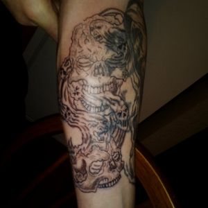 One I did on a friend I was not yet finished.....