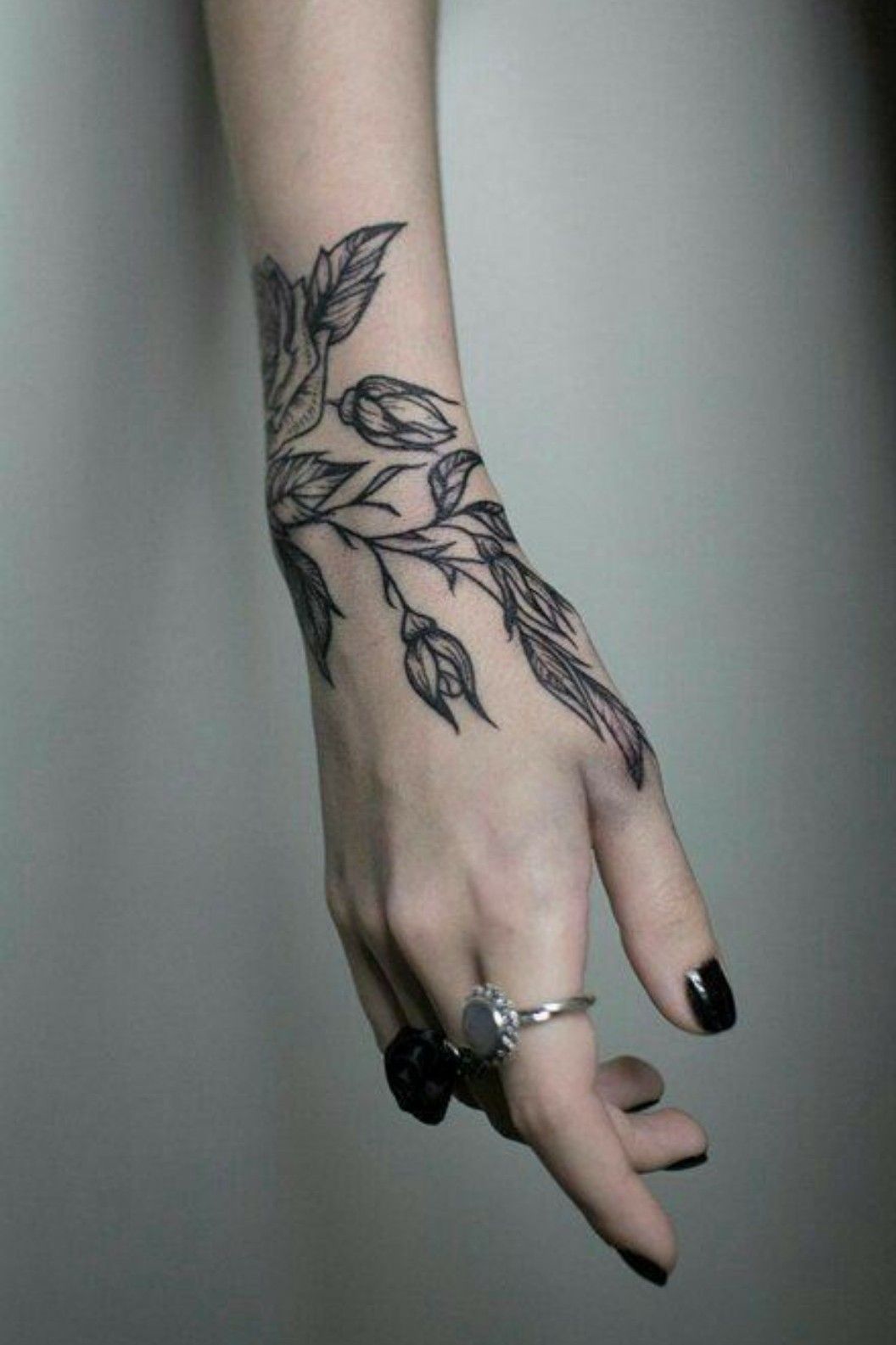 Full forearm floral vine wrap with butterflys This is officially tbe    TikTok