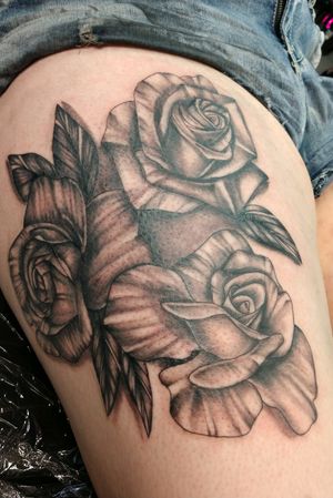 #tattoo #tattoos #rose #rosetattoo #blackandgrey 