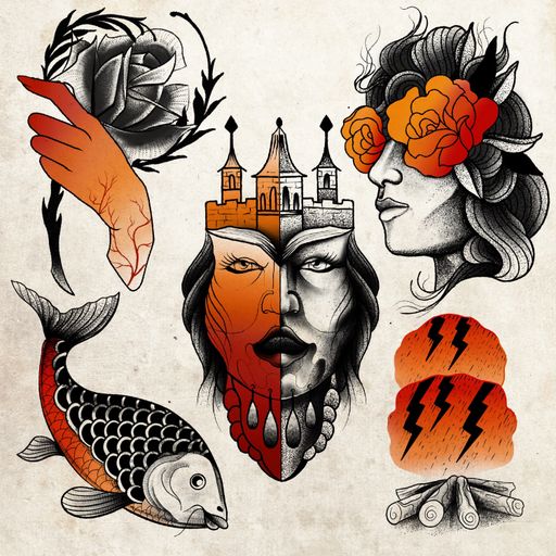 Flash tattoo