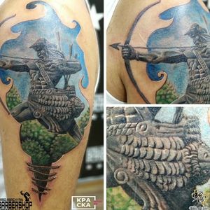 Tattoo by Armenia Yerevan Black silver tattoo