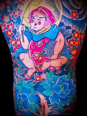  " Ebis" Japanese god of fishermen, member of 7 Lucky gods. #Japanesegod #Ebis #japanesetattoo 
Japanese (Irezumi) calypso saga artist portfolio London Based Tattoo Artist