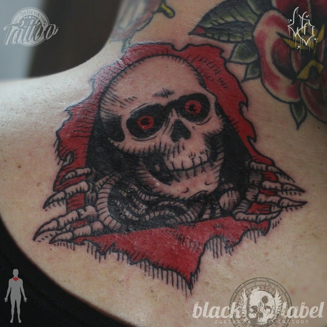 Powell Peralta animated tattoo tribute  YouTube