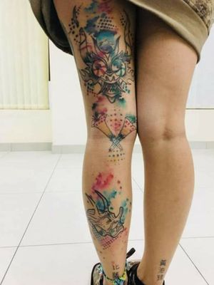 #tattoowatercolor #tattooacuarela #tattoocicatrizado