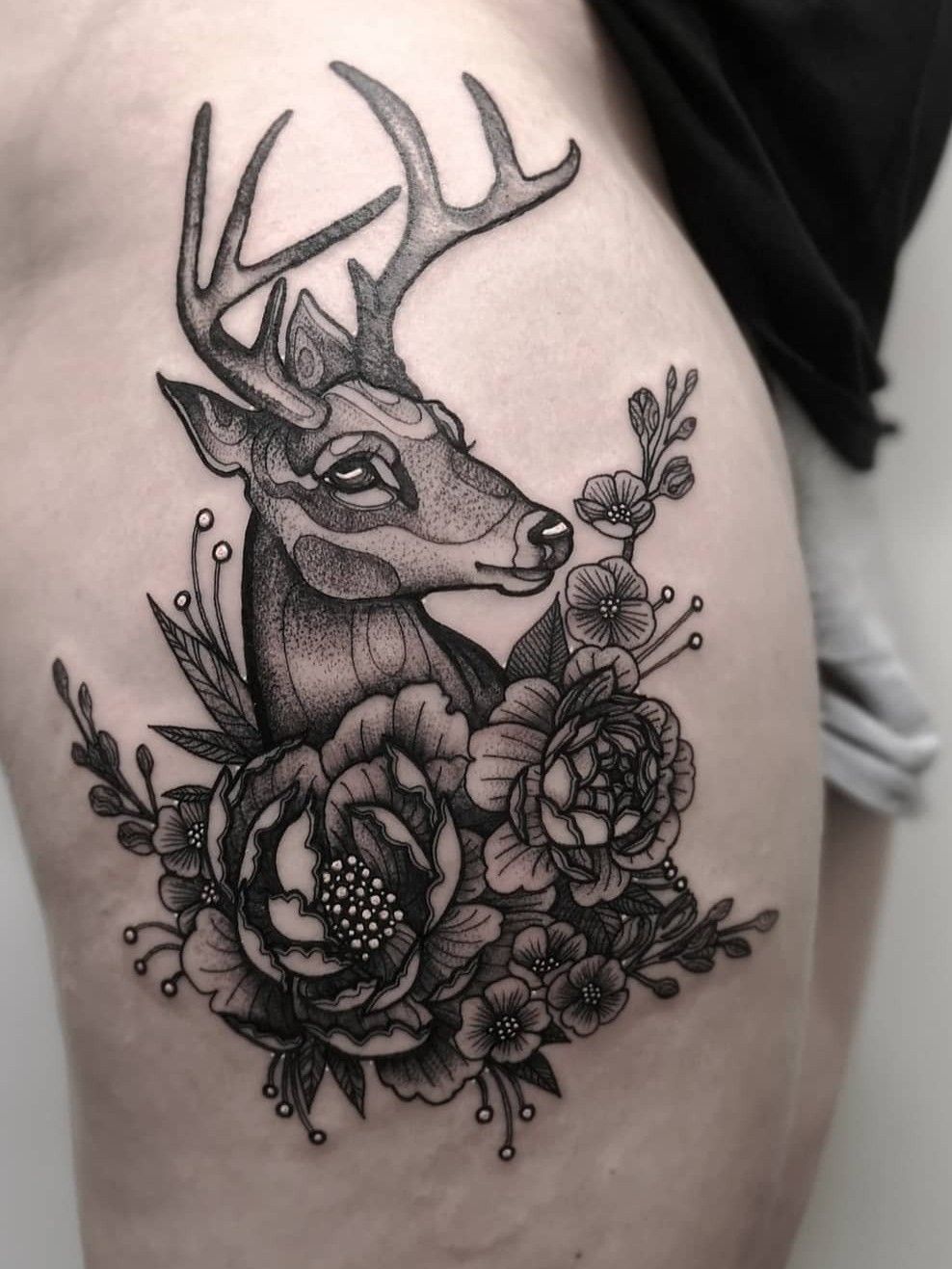 Learn 96 about deer tattoos for females super hot  indaotaonec