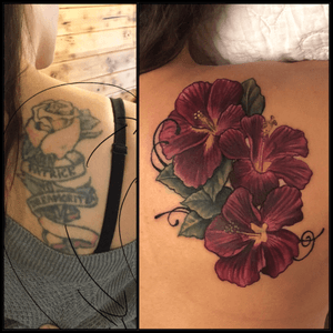 Before and after cover up. (Bring kelly any challenge you have....) :)