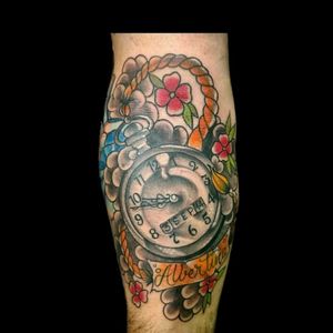  #tattoo #inked #ink #inkplay #inkounters #clock #reloj #relojtattoo #luchotattoo #luchotattooer #pergamino #buenosaires #hempink #eternalink #dynamicink 