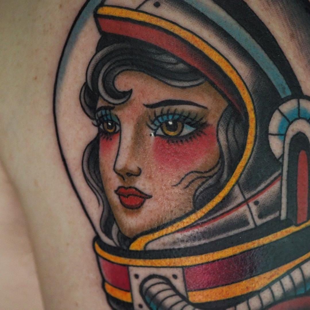 Pin by Max Marling on INK  Astronaut tattoo Traditional tattoo Tattoos