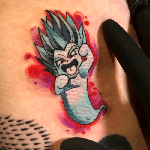 Súper kamikaze ghost attack! Mini Gotenks for Sian 💙 thanks for coming to see me. More #dragonball flashes available to be tattooed for discounted price ! . . . #gotenks #dgtattoo #anime #manga #akiratoriyama #japan #tattoo #tattoos #tattoolovers #tattooedgirls #inkedup #sketch #sketchtattoo #illustration #colour #colourtattoo #stylizedtattoo #tattoo2me #sketchy #inkstagram #inkjunkeiz #inkaddict #tattoolondon #linework #inkedup #tatuaje #tatuajem