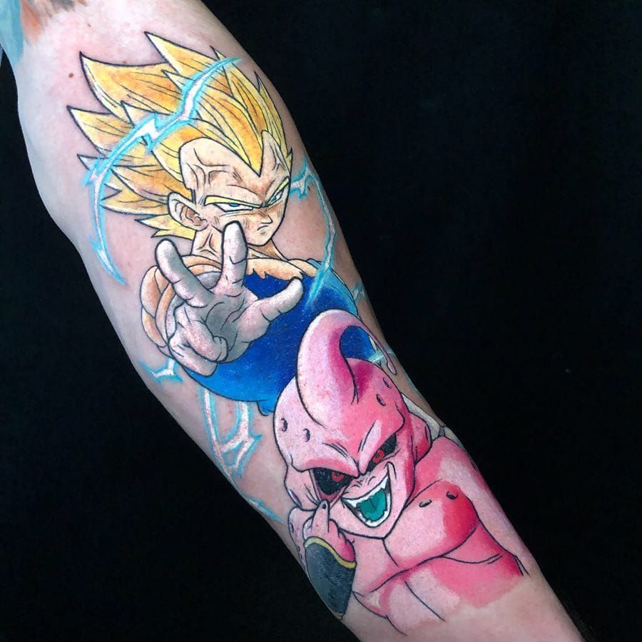 This guy has one of the best DBZ tattoos Ive ever seen Xpost from  rfunny  rdbz