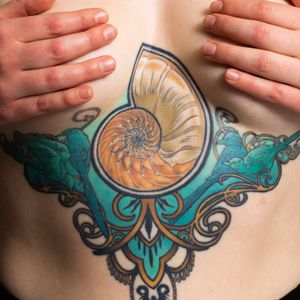 Nautical sternum and under breast, chest
photo by Klover
