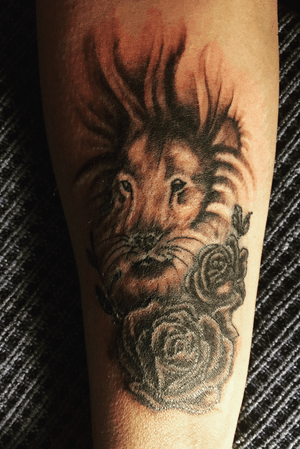 New tatoo, Leo 