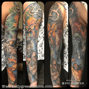 A super fun coheed and cambria inspired sleeve in the wonderful jess!! 