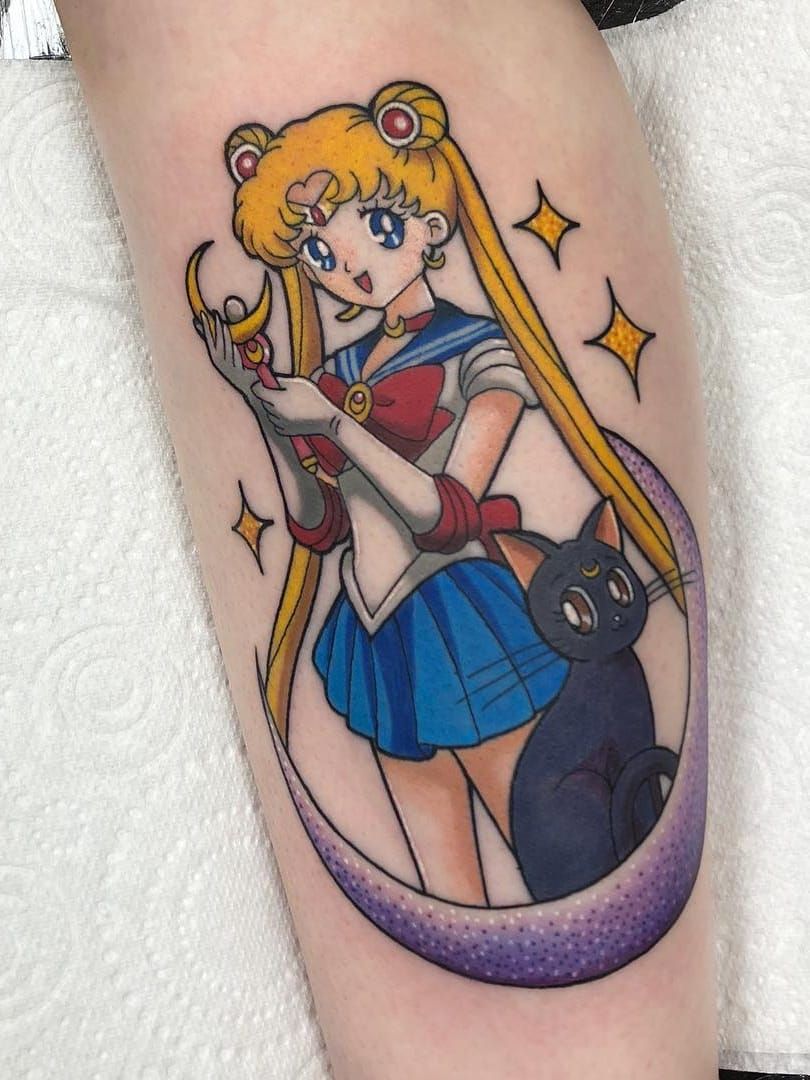 Luna Sailor Moon tattoo by AntoniettaArnoneArts on DeviantArt