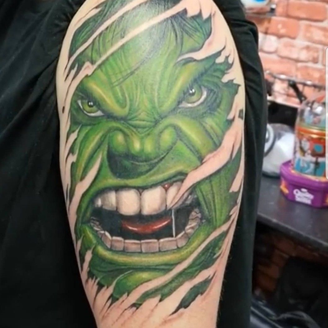UPDATED 30 Incredible Hulk Tattoos  Hulk tattoo The incredibles  Incredible hulk