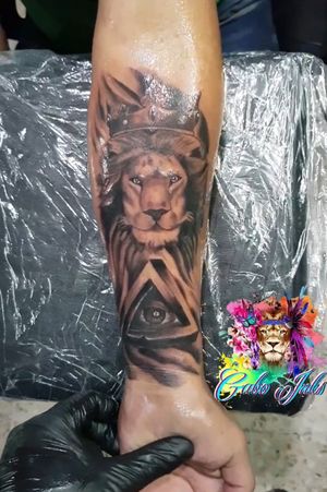 Tatuaje realizadonoara una fan de los leones,Muchas gracias por la confianza amigo 🦁"Lion the King"