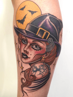 HELLOWEEN WITCH BY KHIMZ #khimztattoo #girlbykhimz #tattoomoscow #tattooinmoscow #neotradrus #neotraditionalrussia #classictattooing #moscowtattoo #traditionaltattoo #neotraditionaltattoo #tattooartist #татуировка #tttism #americantattoo  #witch #helloween  #witchtattoo  #neotradeu #surrealism #girltattoo  #neotradworldwide #classictattoos #modernclassictattoo #moderntattooing