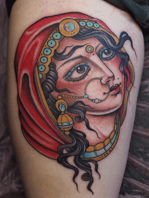 INDIAN GIRL BY KHIMZ #khimztattoo #girlbykhimz #tattoomoscow #tattooinmoscow #neotradrus #neotraditionalrussia #classictattooing #moscowtattoo #traditionaltattoo #neotraditionaltattoo #tattooartist #татуировка #tttism #americantattoo #indiangirl #india #neotradeu #surrealism #girltattoo #neotradworldwide #classictattoos #modernclassictattoo #moderntattooing 