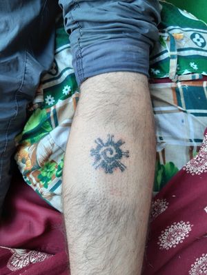 Stick and poke. My first tattoo! (Nepal)