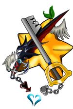 Sora & Riku keyblade Kingdom Hearts 